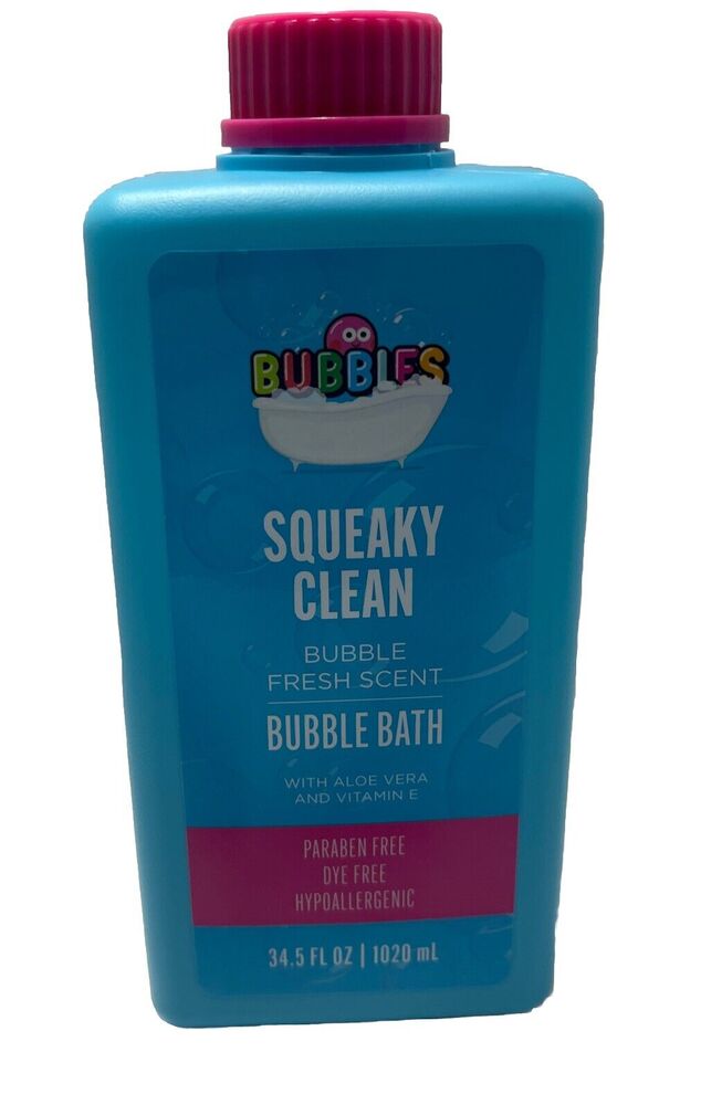 Bubbles Squeaky Clean Bubble Bath 34.5 FL OZ